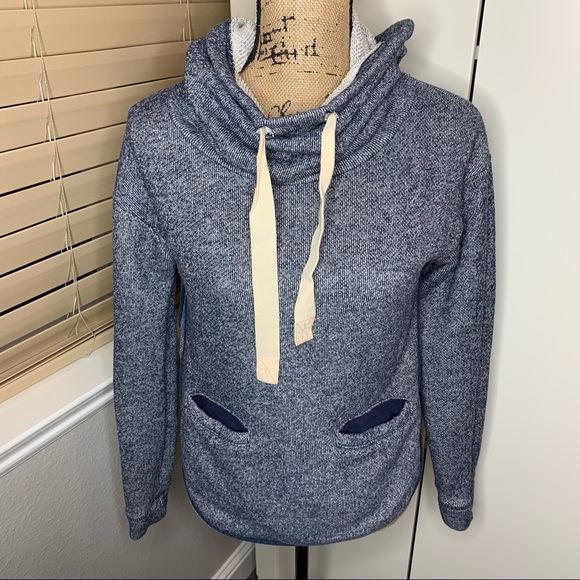 Roxy Tops - Roxy Mock Neck Heathered Sweatshirt